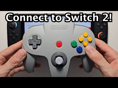 Nintendo Switch 2: How to Connect N64 Controller (Switch Online)!