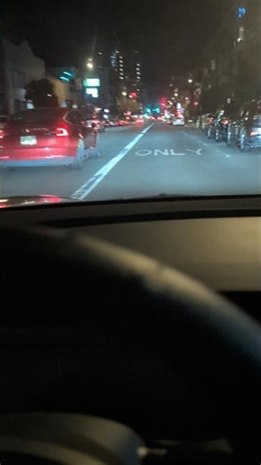 San Francisco Tesla 3 Followed #streetdriving