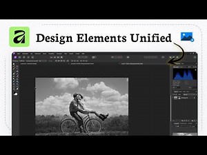 How to combine text and an image in Affinity Photo