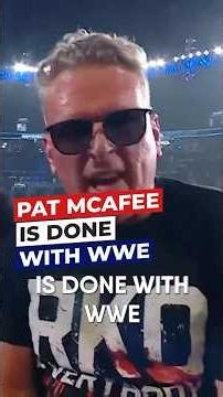 Pat McAfee Is Done With WWE #WrestleMania #WWE #PatMcAfee #TKO #RandyOrton