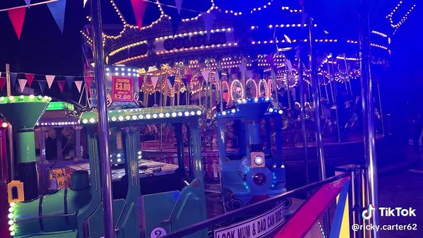 The sizzler ride Loughborough Christmas funfair 2025