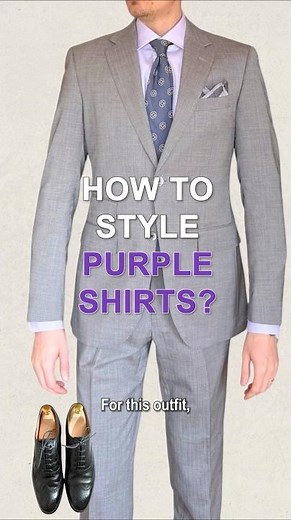 How to Style Light Purple Shirts With Suits (Summer Styling)