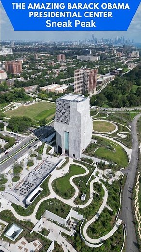 Barack Obama Presidential Center Sneak Peak #obamapresidentialcenter #barackobama #southsidechicago