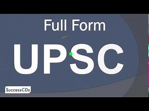 UPSC Full form. What is the Full form of UPSC?