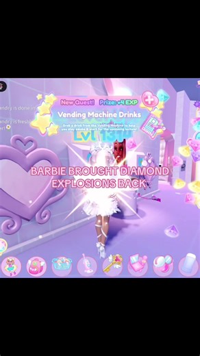 Barbie's Return of Diamond Explosions in Royale High