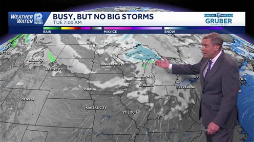 Busy week ahead for SE Wisconsin but no big storms