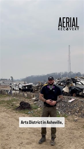 Six months after Hurricane Helene—and now with the wildfires—communities in Western North Carolina still need support. Today, Aerial Recovery’s Volunteer Corps supported the clean up at the original 77 Studio in Asheville’s River Arts District, helping locals continue the long road to recovery. There’s still so much work to be done, but thanks to our dedicated volunteers, we’re making a difference. To support the ongoing work in WNC, or the Wildfire Response, visit AerialRecovery.org to learn mo