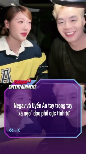 Negav và Uyển Ân tay trong tay "xà nẹo" dạo phố cực tình tứ