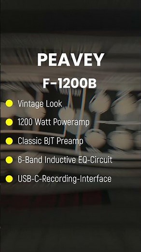 Peavey Super Festival F-1200B - amazing bass sounds! #peavey #bassamp #bassbonedo #bass #reels