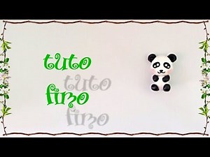 tuto fimo panda kawaii