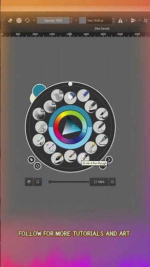 Add more brushes Popup Palette in Krita: Krita Tip