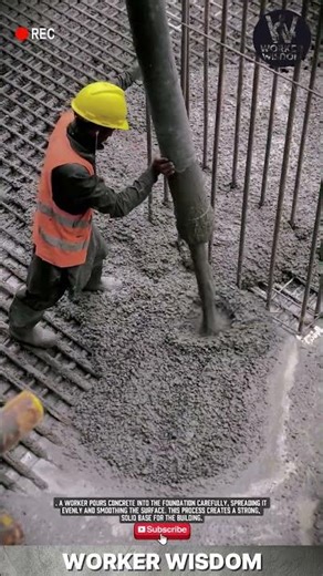 Foundation Concrete Pouring Process #construction #workwonders #workerwisdom #skilledworkers