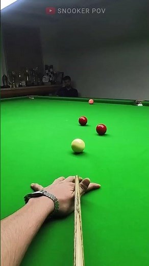 SNOOKER POV HEADCAM TABLE VIEW CUE BALL CONTROL SNOOKER COACH GOPRO CAMERA
