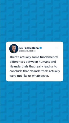 Are We Different From Neanderthals?