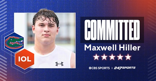 Five-star 2027 IOL Maxwell Hiller has committed to Florida