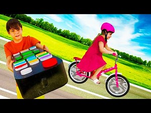 Anabella and Bogdan pretend play with magical remote control | Video for kids
