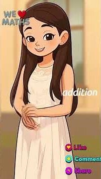 Math with Ms . Eleen addition 2 numbers each 1 digit #learn #kids #mathforkids