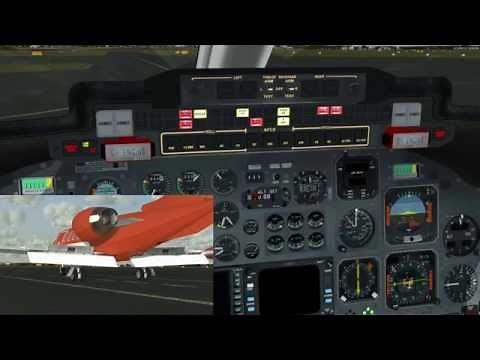 [P3D] Startup procedure on the Flysimware Learjet 35A [HD]