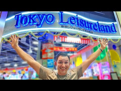 Tokyo Leisureland arcade in Tokyo, Japan!