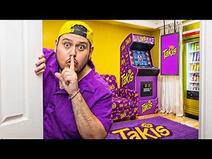 We Built a SECRET TAKIS ROOM