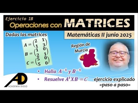 Calculate an Inverse Matrix and a Matrix Equation in minutes! It's super easy @ACADEMIADIEGO