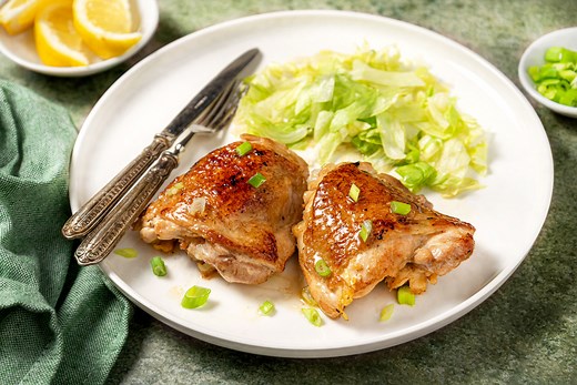 Lemon-Ginger Chicken Thighs