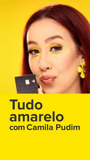 Mercado Pago Brasil on Instagram: "O banco digital Mercado Pago está de cara nova e cheio de vantagens, como o cartão de crédito com cashback na hora pra quem é Meli+! Com Mercado Pago, você tem tudo para ganhar. ✨ #MercadoPago #Publicidade #TudoParaGanhar #FeedAmarelo *Cartão de crédito sujeito à análise de crédito. Consulte condições de assinaturas Meli+. #DescriçãoDeImagem: No vídeo, Camila aparece em frente ao espelho em um fundo azul segurando o cartão do Mercado Pago, ao tocar ele no espel