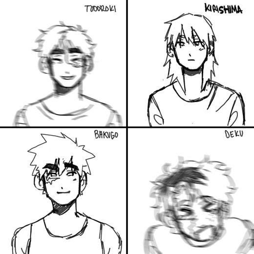 I was trying not to laugh at this audio during class ALSO HAPPY 200 FOLLOWERS WE ARE ALMOST AT 300 !! #mha #kiribaku #deku #todoroki #fanart