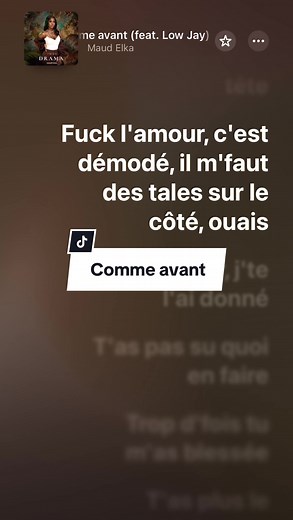 Comme Avant - Maud Elka & Low Jay : Une belle chanson d'amour