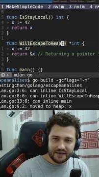 Stack vs Heap: How to "Read" the Go Compiler 🧠 #go #golang #programming #coding #golangprogramming