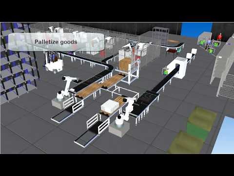 Order Picking simulation with Visual Components