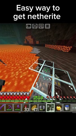 Easy way to get netherite....