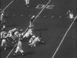 Football: University of Maryland (24) vs. Clemson University (21), first quarter, September 30, 1961 - Avalon