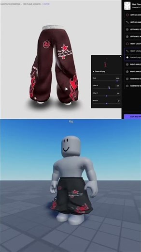 NEW baggy pants template 👖💛🔥 The perfect baggy pants for your clan in minutes ⚡️