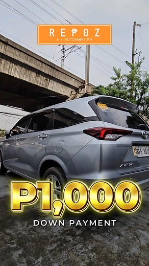 Sa Automart.PH, mura na ang DP mo, mura pa ang monthly mo para sa isang 7 seater. Ito ang 2024 Toyota Avanza. 1,000 Pesos lang ang DP nito, at 18.6K lang monthly for 5 years! Dito ka na sa Automart.PH REPOZ kumuha ng Toyota Avanza na murang-mura talaga, napakaganda pa! | Automart.PH