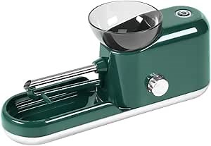 Electric Cigarette Rolling Automatic Roller Maker, Portable Household Automatic Electric Cigarette Injector Machine,6.5mm Tube (Green)