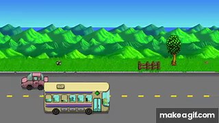Stardew Valley Bus Ride Ambience (10 Hours) on Make a GIF