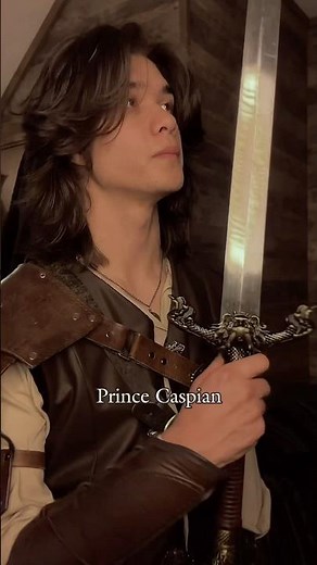 prince caspian .. or high king peter? 🤎⚔️ #narnia #nostalgia #princecaspian #cosplay #renfaire