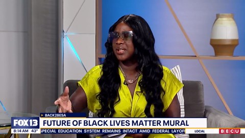 Artists restore Seattle's iconic Black Lives Matter mural in Capitol Hill