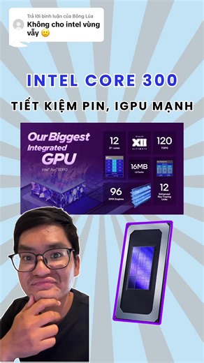 Trả lời @Bông Lúa Intel ra mắt Core ultra 300 Series ở CES 2026 #pc #pcgaming #laptop #tech #intel #thanhcongnghe