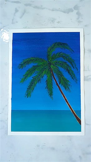 Easy painting for beginners #art #artshorts #painting #paintingtutorial