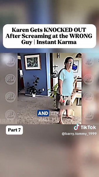 Karen Gets KNOCKED OUT After Screaming at the WRONG Guy _ Instant Karma part 7