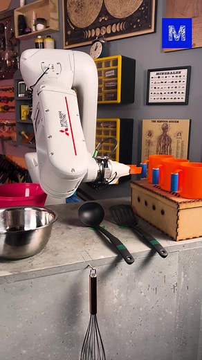 Robô Cozinheiro Fazendo Panquecas | Tecnologia Robótica