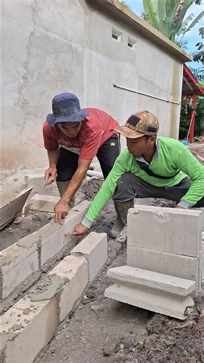 the correct way to install bricks.