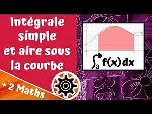 Intégrales simples et aire sous la courbe