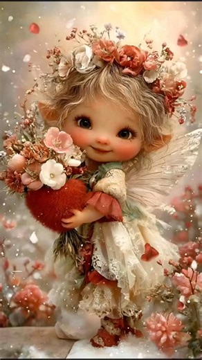 Digital Artist | AI Storyteller | Inara on Instagram: "Good time 💖Good vibes 💖 These little fairies and elves share their hearts and smiles with you — a soft touch of magic and warmth to lift your mood and bring a bit of wonder into the moment. Created on HailuoAi @hailuoai_official now featuring the new Midjourney V7 and Niji 7 models. Midjourney V7 offers richer textures, sharper details, and more precise prompt understanding. Niji 7 delivers clean anime-style lines, vibrant colors, and beau