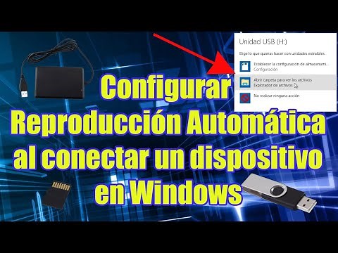 Activate, deactivate and configure AutoPlay when connecting a device in Windows