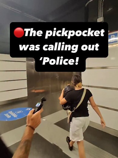 Guardian.of.Rome on Instagram: "🔴The pickpocket was calling out ‘Police! #Pickpockets #Rome #Metro #Italy #Roma #Safety #MetroRome"