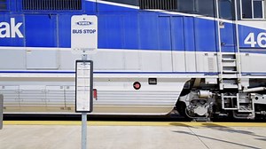 Train, Amtrak, Railroad. Free Stock Video