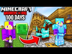 I Survived 100 Days in Hardcore Minecraft in a SUPERFLAT ONLY World... Here's What Happened